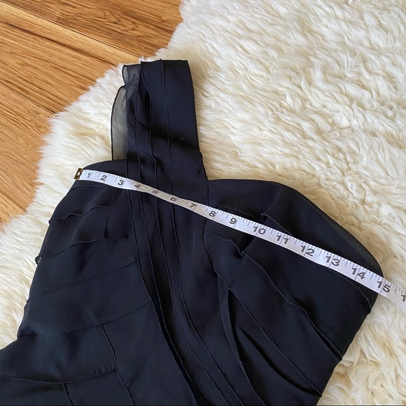 Max and Cleo Tiered One Shoulder Chiffon Dress Lynn - Picture 6 of 10